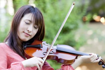 47140916 - college girls playing the violin